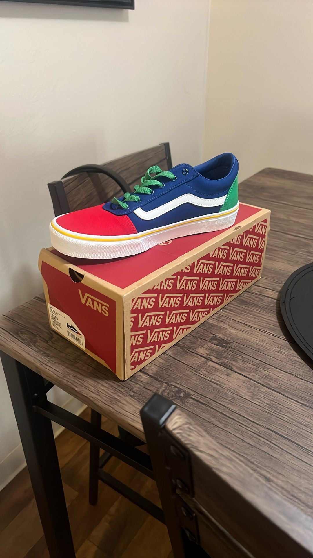 6y Multi colored VANS