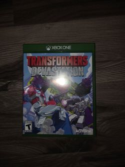 Transformers Devastation Xbox One - G1 Style Action - CIB - Tested & Works