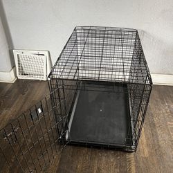 Folding Dog Crate - 36”L x 24”W x 27”H