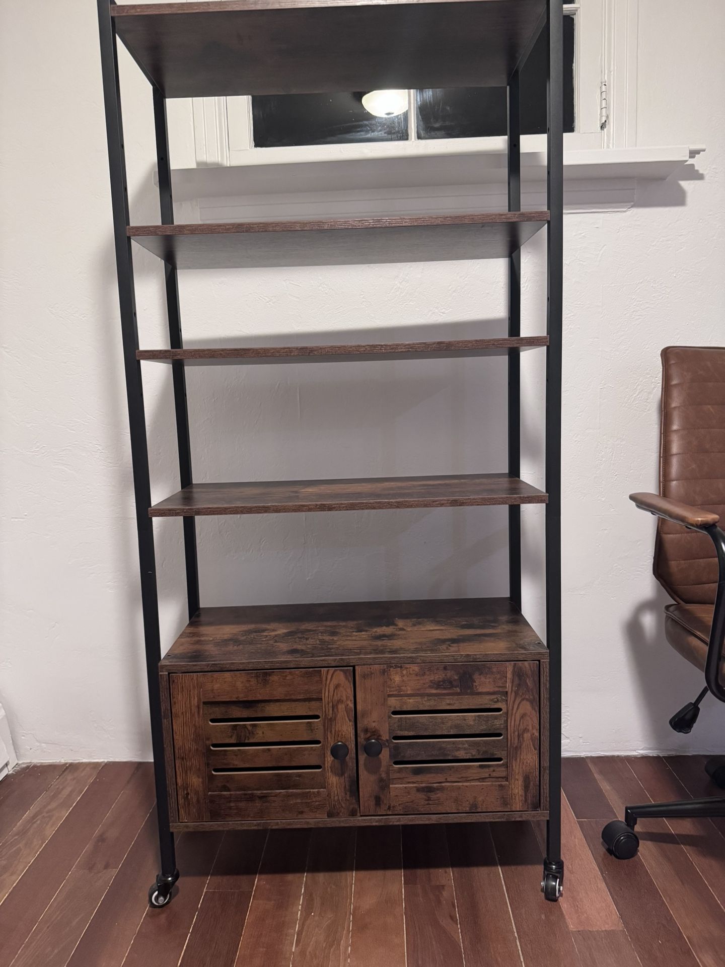 Rustic Wood Bookshelf