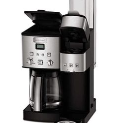 Cuisinart SS-15 12-Cup Coffeemaker and Single-Serve Brewer - Black Stainless Ste
