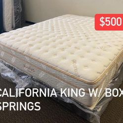 California King With Box Springs