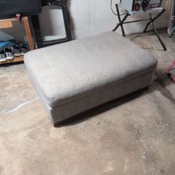 Gray Ottoman 