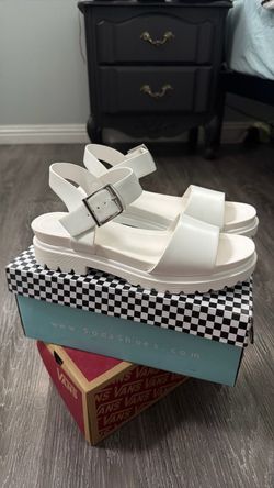 White Soda sandals
