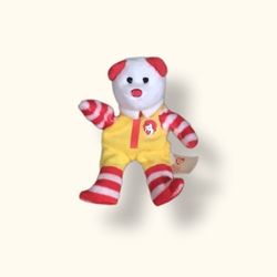 2004 RARE TYTeenie Beanie Baby 25 Yrs Of Happiness “Ronald McDonald The Bear”
