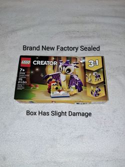 Brand New Factory Sealed Lego Creator Fantasy Forest Creatures Set #31125 (Box Has Some Damage)