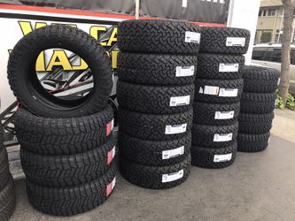 Off road tires 20” tires available msg size for prices