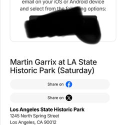 Selling 2 Martin Garrix Tickets Saturday 6/28 60 Each 