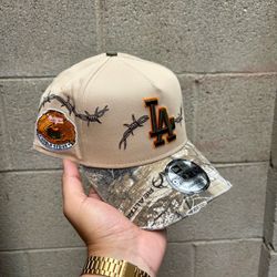 New Era 9FORTY A-Frame Snapback Los Angeles Dodgers Khaki / Real Tree.