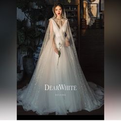 Veil Cape Ivory Wedding