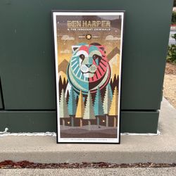 Concert Poster Framed - Ben Harper