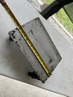 small custom-made aluminum dolly works good