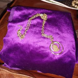 Citrine Type Stone Necklace