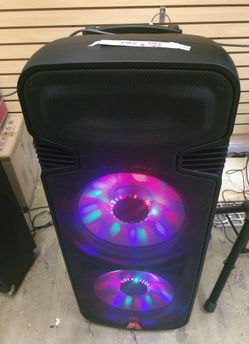 Professional Bluetooth DJ speaker with disco light