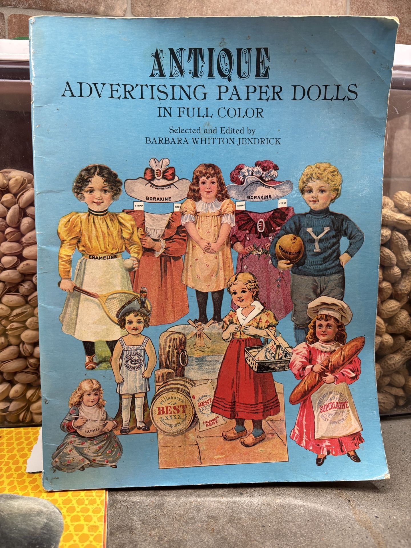 New Book of Antique paper dolls with clothing $5