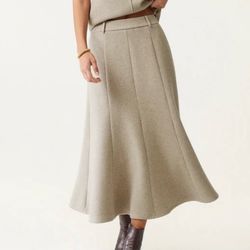 OGL Move FuzzLuxe Essential Midi A-line Circle Skirt Sz M
