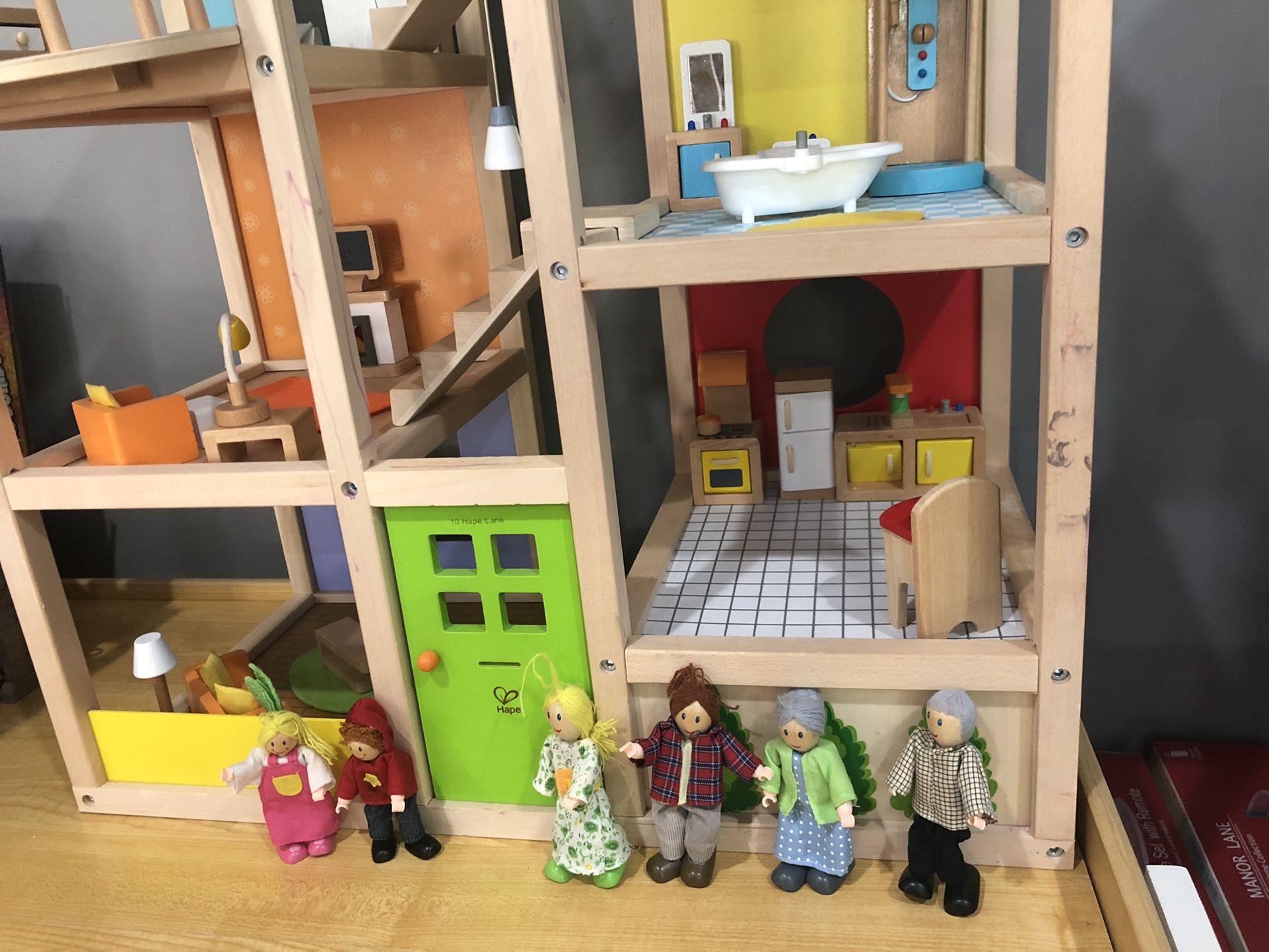 Wooden Dollhouse & Accessories for Sale in Nashua, NH - OfferUp