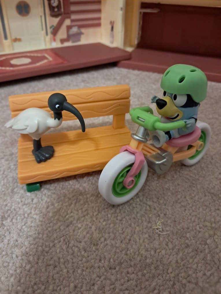 Bluey Bench And Bike