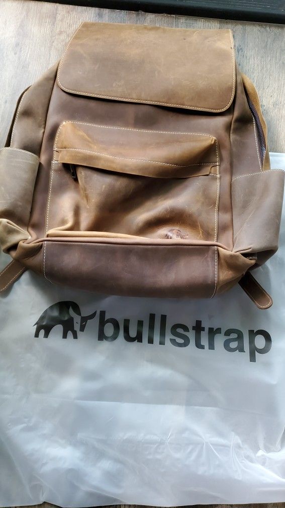 Brand new bullstrap all leather Terra backpack