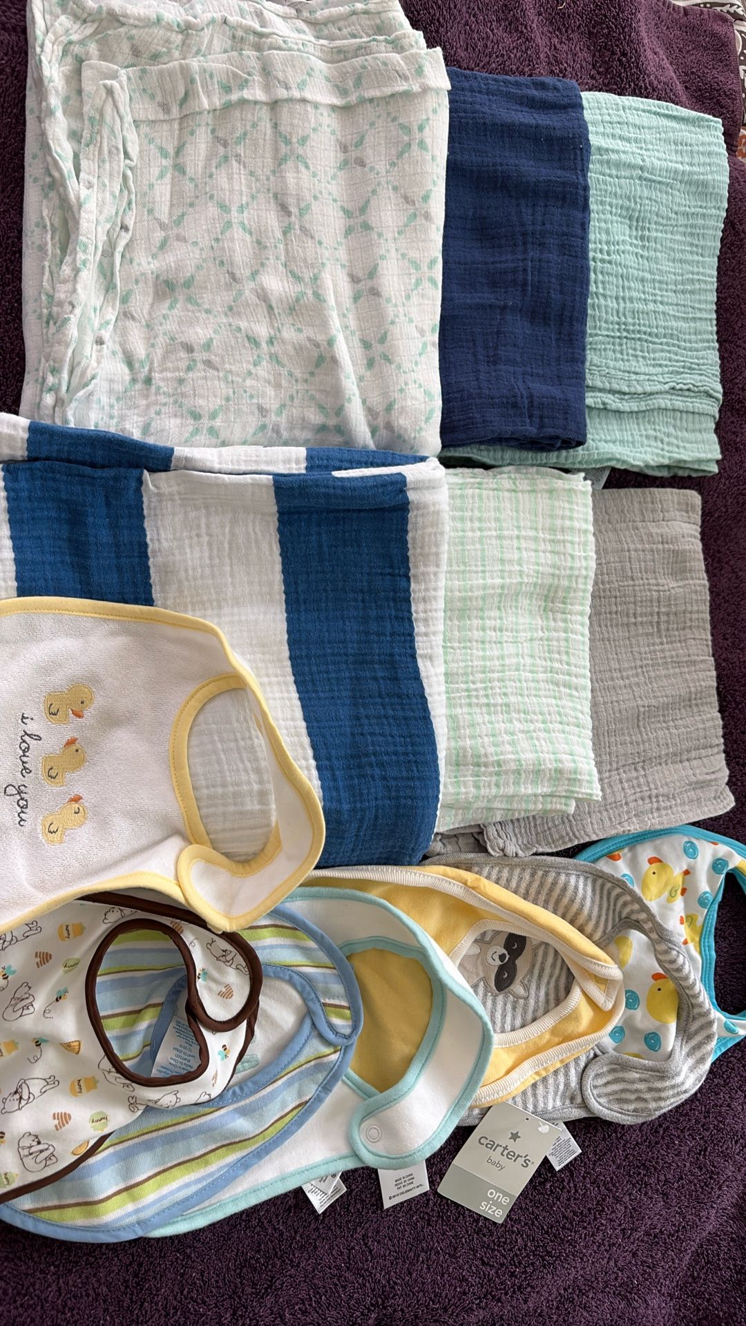 #2. Baby Blankets/bibs