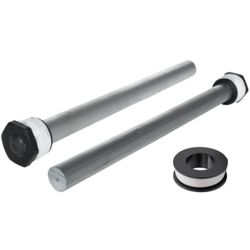 Replacement Anode Rod for RV Water Heater Tank, 9.25” L x 3/4” NPT, 2-pack, Includes PTFE Thread Seal Tape