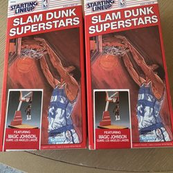 Brand New in Box 1989 Magic Johnson Lakers Starting Lineup Slam Dunk Superstars
