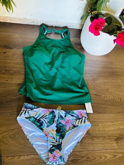 Holipick Two-Piece Tankini Swimsuit