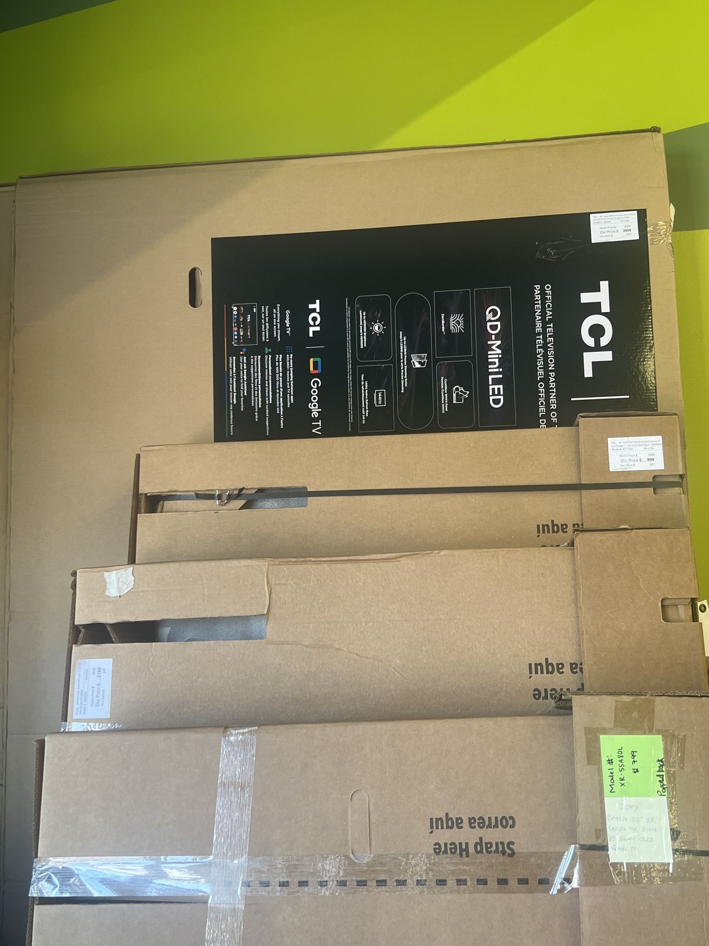 TCL 98” QM8K Series QD-Mini LED QLED 4K UHD Smart TV With Google TV