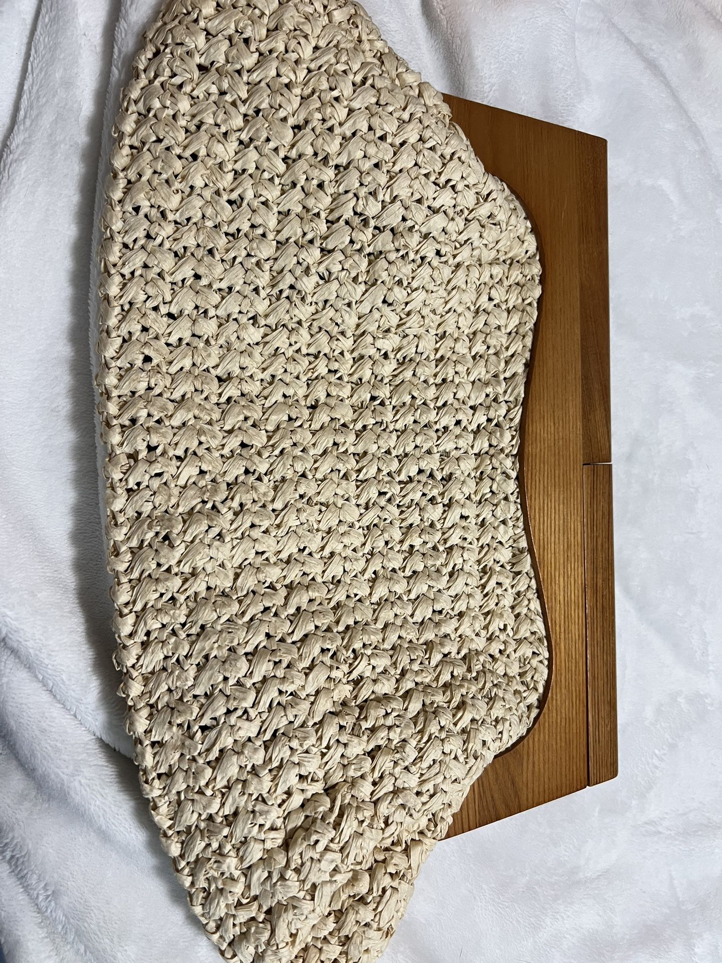 Banana Republic Straw Clutch