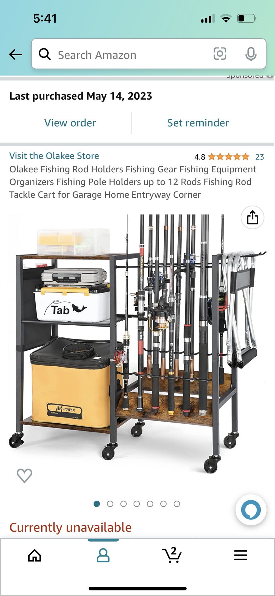 Fishing Rod Holder And Organizer for Sale in Pompano Beach, FL - OfferUp