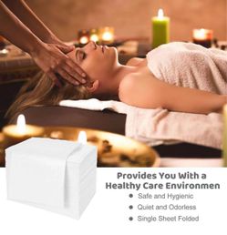 20PCS Massage Table Sheets Disposable Non Woven SPA Bed Cover Breathable Polypropylene Fabric 31" x 70" Thin, Not Waterproof
