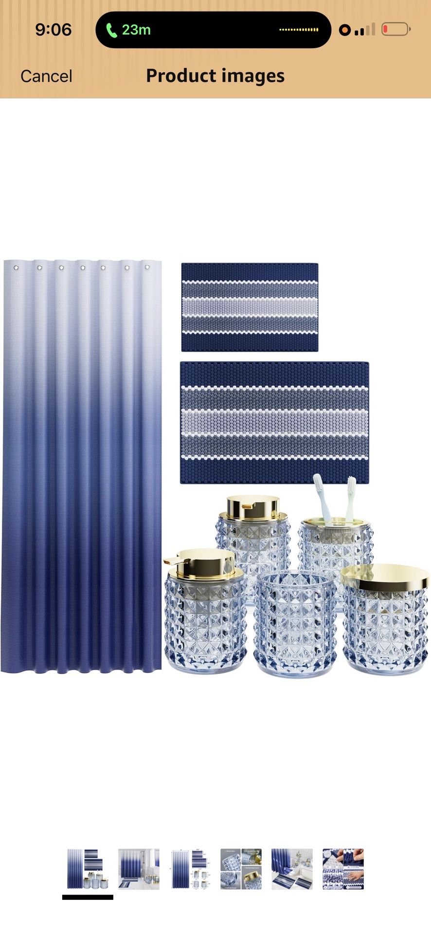 Bathroom Sets with Shower Curtain and Rugs and Accessories,