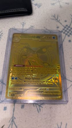 Pokémon Mega Greninja EX Gold Card