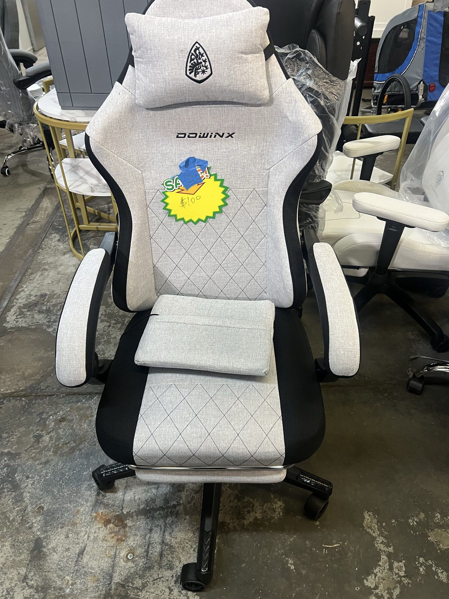 š„Spicer discount š„Gaming Chair with Pocket Spring Cushion, Ergonomic Computer Chair Footrest for Adults, High Back Game Chair Leather for Office Gam