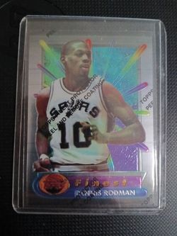Denise Rodman 1994 Topps with coating still