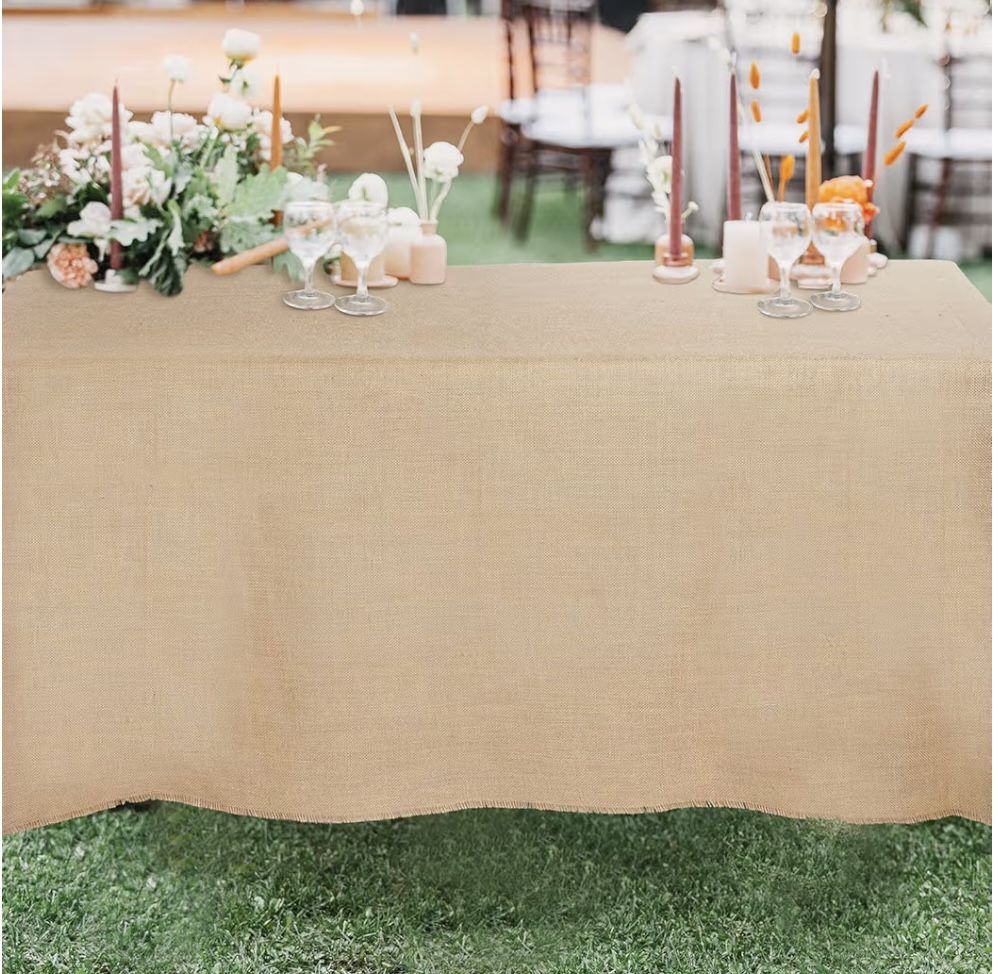 Burlap Tablecloth