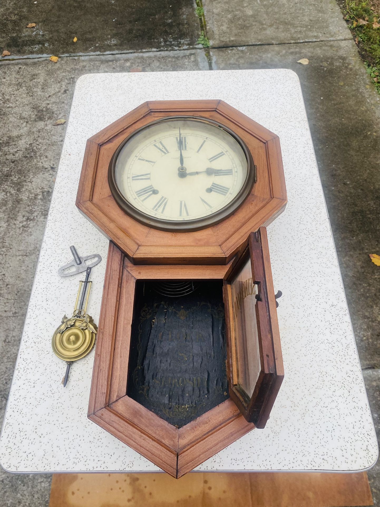 Japanese Siekosha Wall Clock