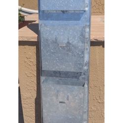 Vintage Pottery Barn Galvanized  Rack