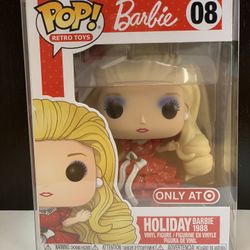 Funko Pop Holiday Barbie Target Exclusive In Protector Case