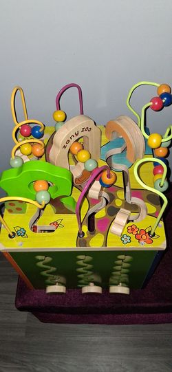 Wooden Activity Cube