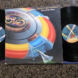Electric Light Orchestra 1977 “Out Of The Blue” Vintage Vinyl Record 