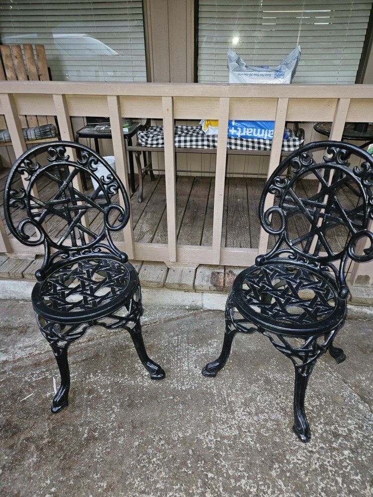 Iron Chairs