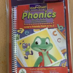 Leap Pad LEAP START New PRE-READING Module Cartridge & Book **SEALED** Vintage