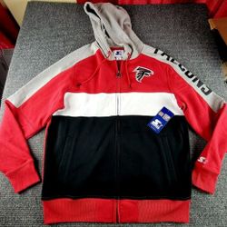 Atlanta Falcons Mens XL Starter Full Zip Jacket Nfl New