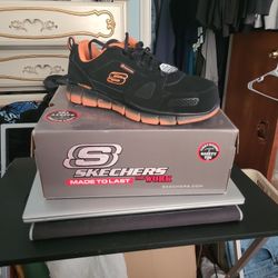 Skechers Safety Shoes..new never worn..size 10..paid $100..asking $60 OBO