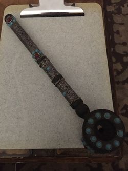 Handmade Native Decorative Artwork with Gemstones 