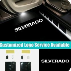 Chevy Silverado Logo LED Door Projector Lights Set Of 4