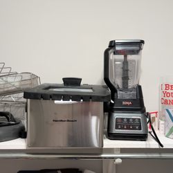 Ninja Blender And Hamilton Beach Deep Fryer 