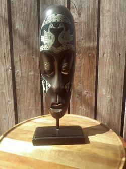 Mask on stand
