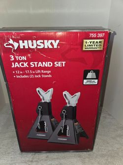 Husky 3 Ton Jack Stand Set Brand New (Price Is Firm)